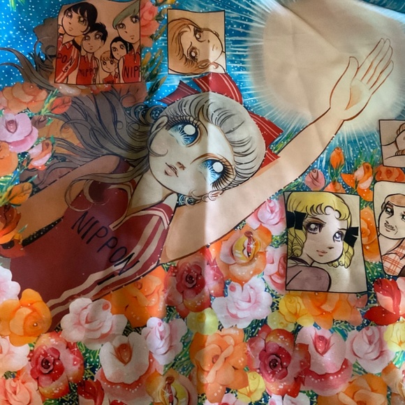 Gucci x LA Dodger x Chikae IDE Floral Manga Anime Windbreaker Jacket - Picture 4 of 7